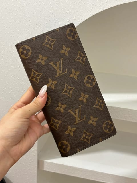 Lv拆包 老花开关长钱包