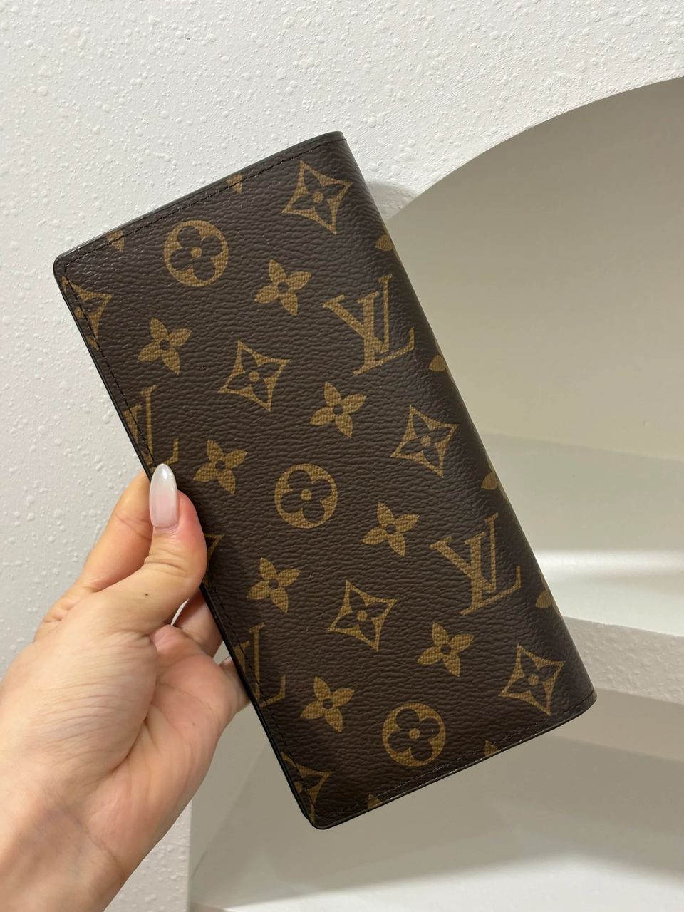 Lv拆包 老花开关长钱包 2