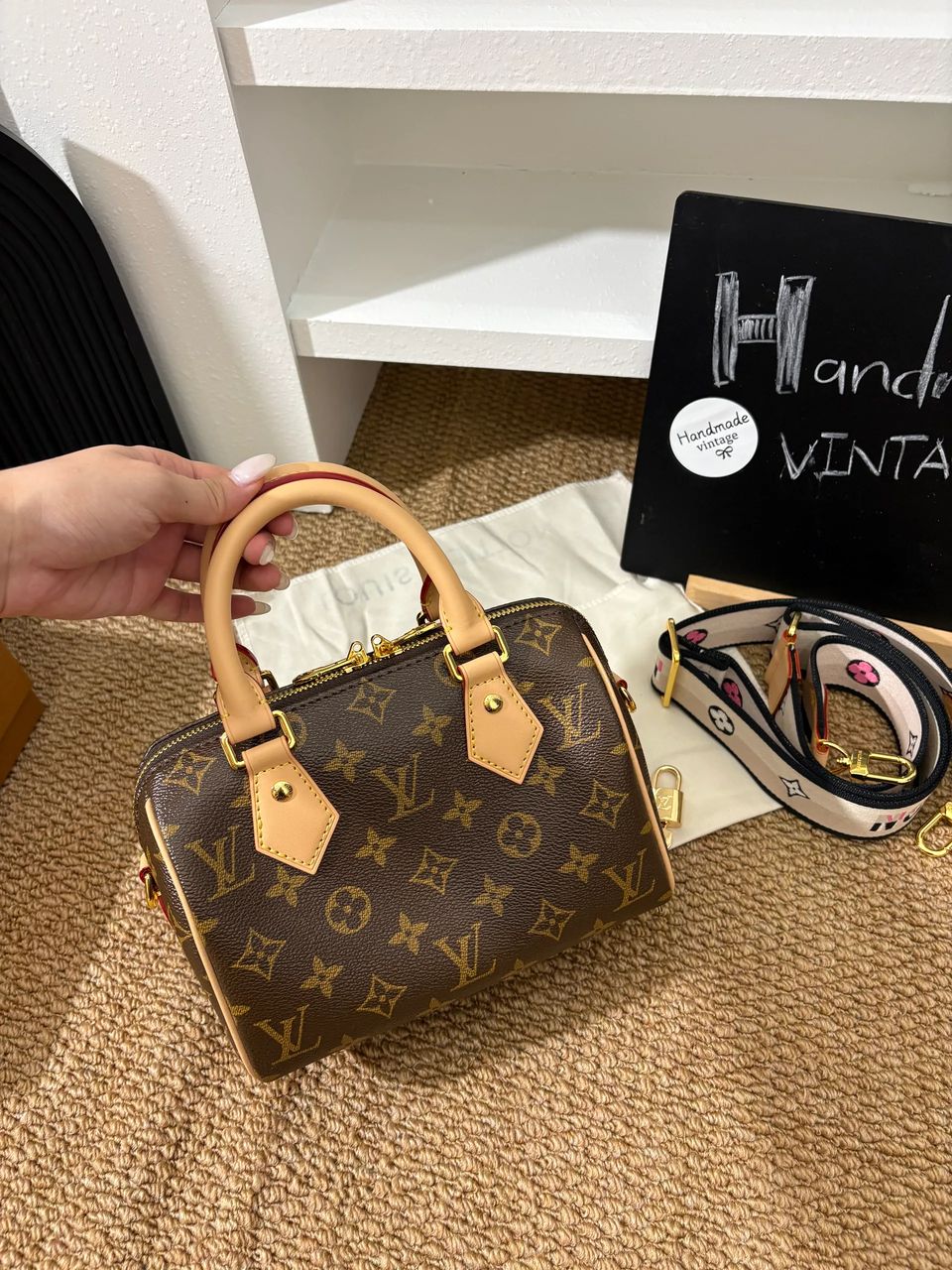 Nano Speedy 20 黑茶色肩带 2