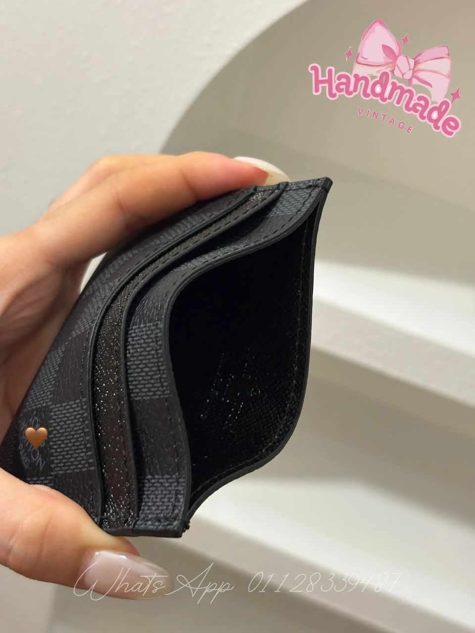 Lv拆包 棋盘格卡包Card Holders 3