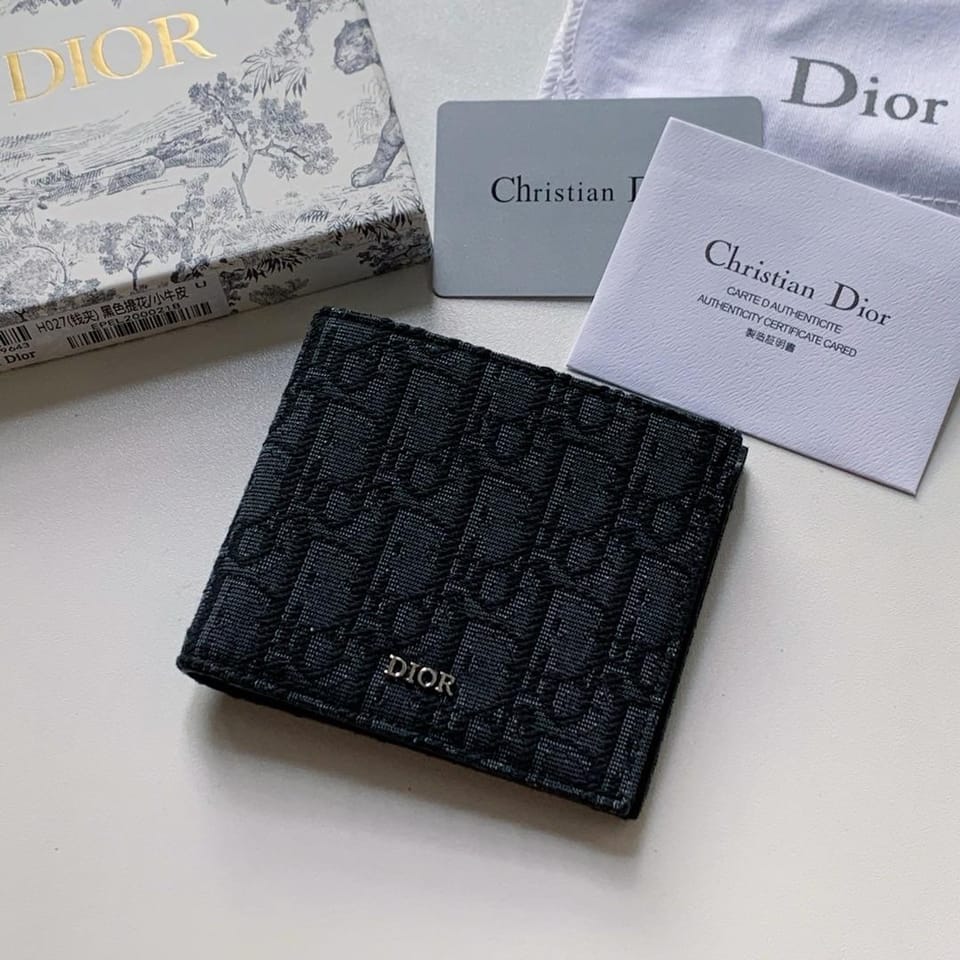 Dior拆包 男士短夹钱包 1