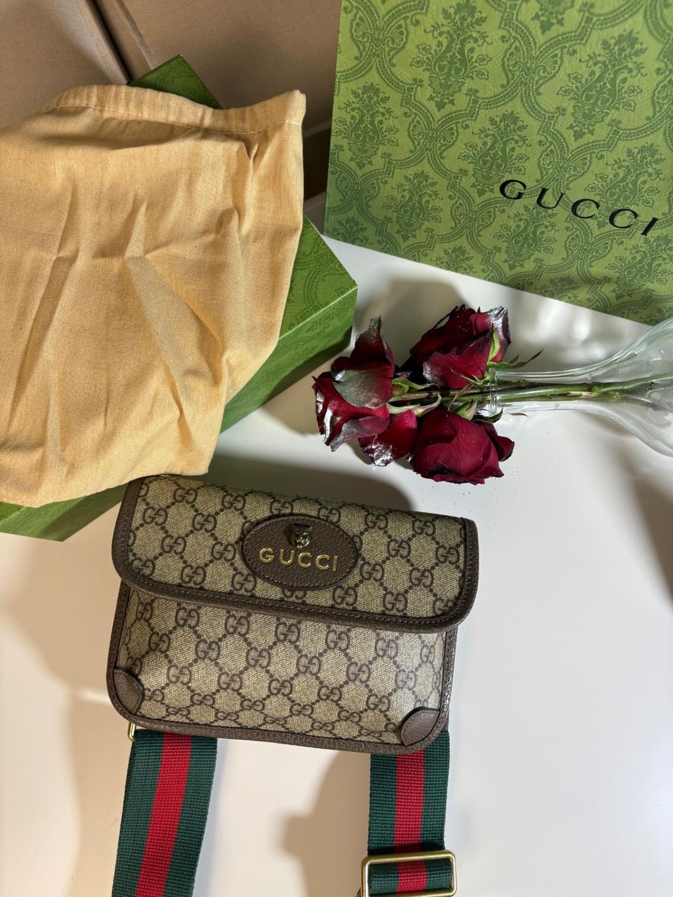 GUCCI 虎头腰包 1